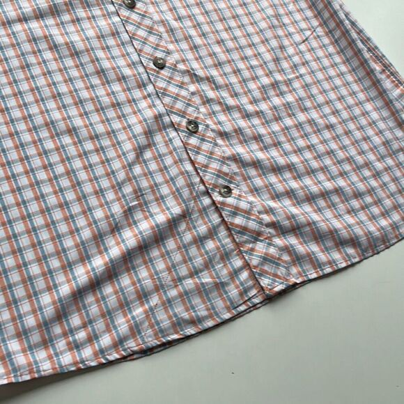 Alaskan Hard Gear Short Sleeve Button Front Mens L Tall - Picture 5 of 9